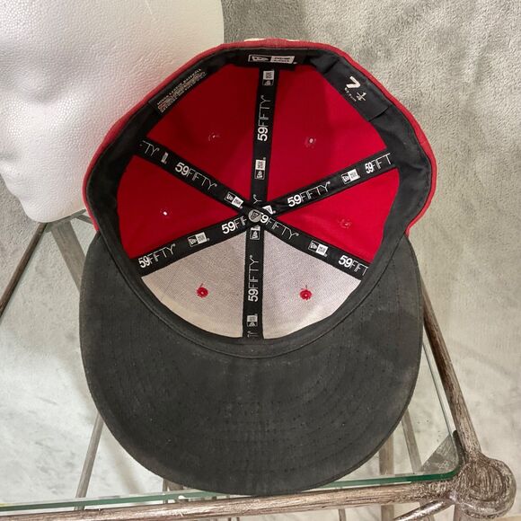 VTG. New Era Carolina Mudcats Fitted 7 1/4 Hat Cap Pro Model MiLB USA signed #35 - Picture 8 of 15